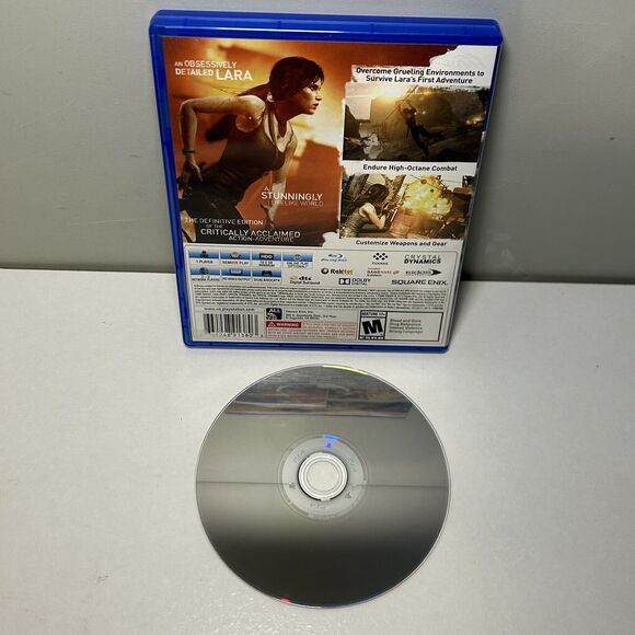 Tomb Raider Definitive Edition (Sony PlayStation 4, 2014) PS4 No Manual - Picture 2 of 2